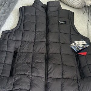 Reebok Charcoal Quilted Vest